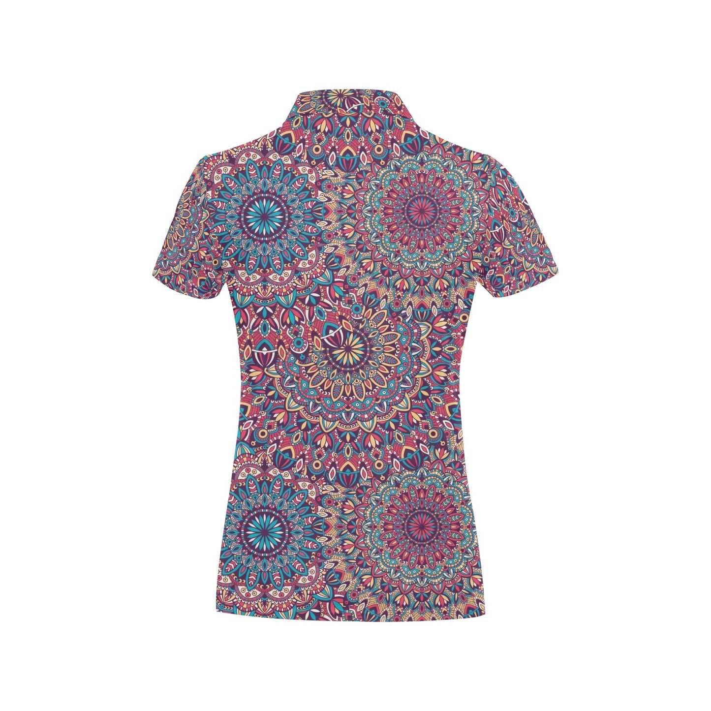 Boho Pattern Print Design 05 Women's Polo Shirt