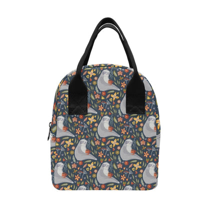 Sloth Print Design LKS303 Insulated Lunch Bag