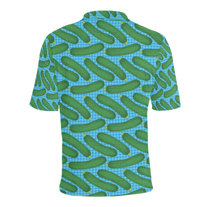 Zucchini Print Design LKS301 Men Polo Shirt