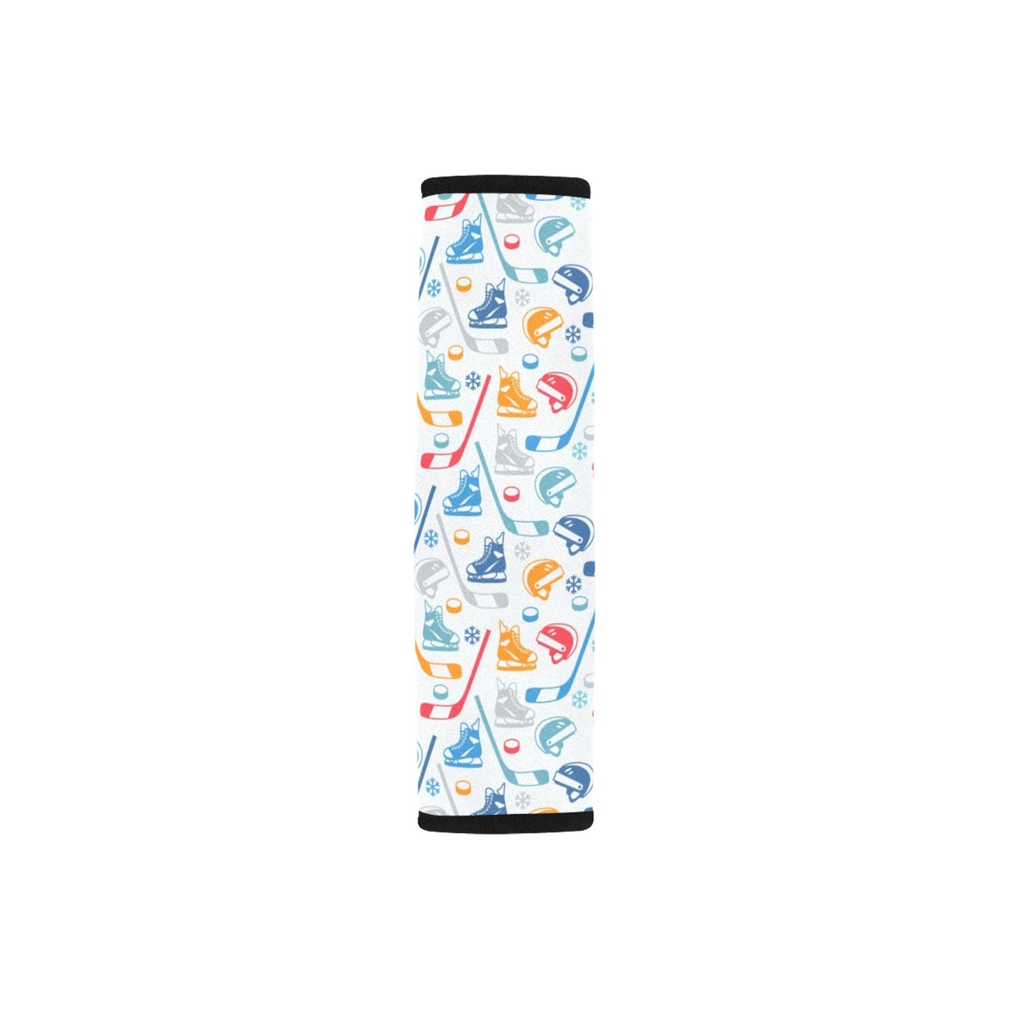 Hockey Equipment Print Design LKS301 Car Seat Belt Cover