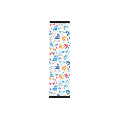 Hockey Equipment Print Design LKS301 Car Seat Belt Cover