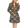 Honey Bee Print Design LKS305 Women's Fleece Robe