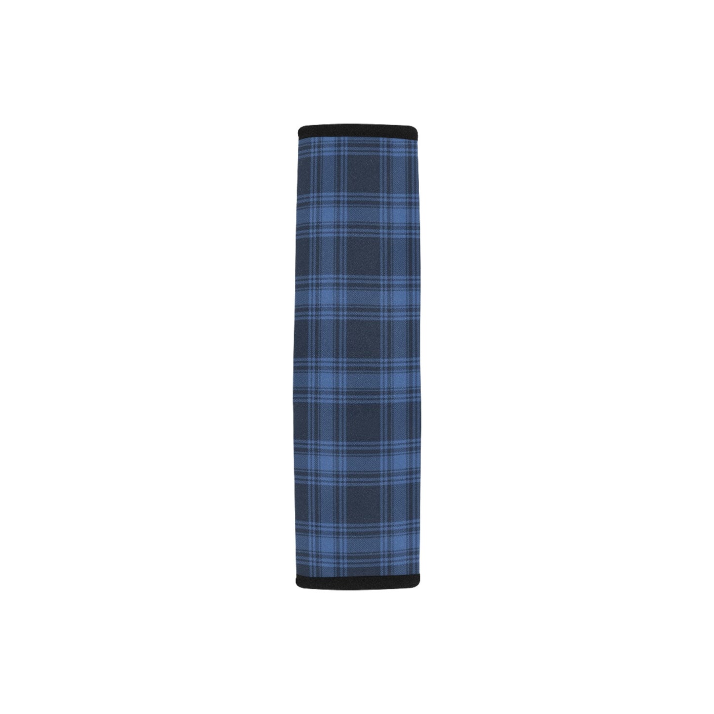 Tartan Blue Print Design LKS304 Car Seat Belt Cover