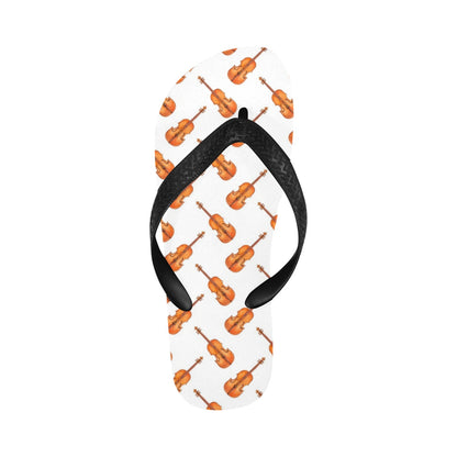 Violin Print Design LKS401 Flip Flops