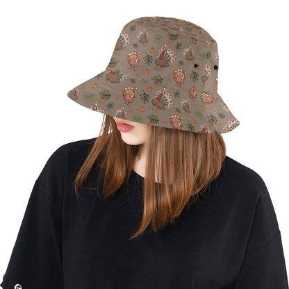 Thanksgiving Print Design LKS306 Unisex Bucket Hat