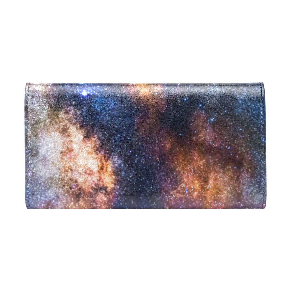 Celestial Milky way Galaxy Women's Trifold Wallet