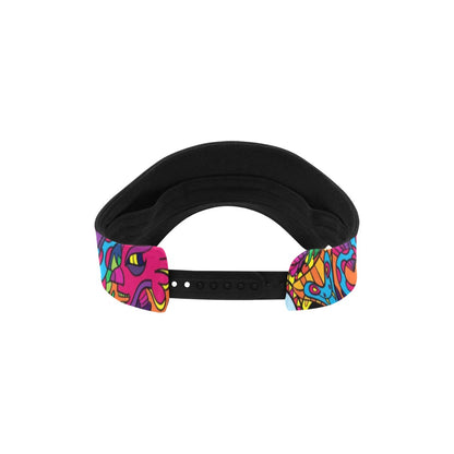 Trippy Print Design LKS304 Unisex Sun Visor
