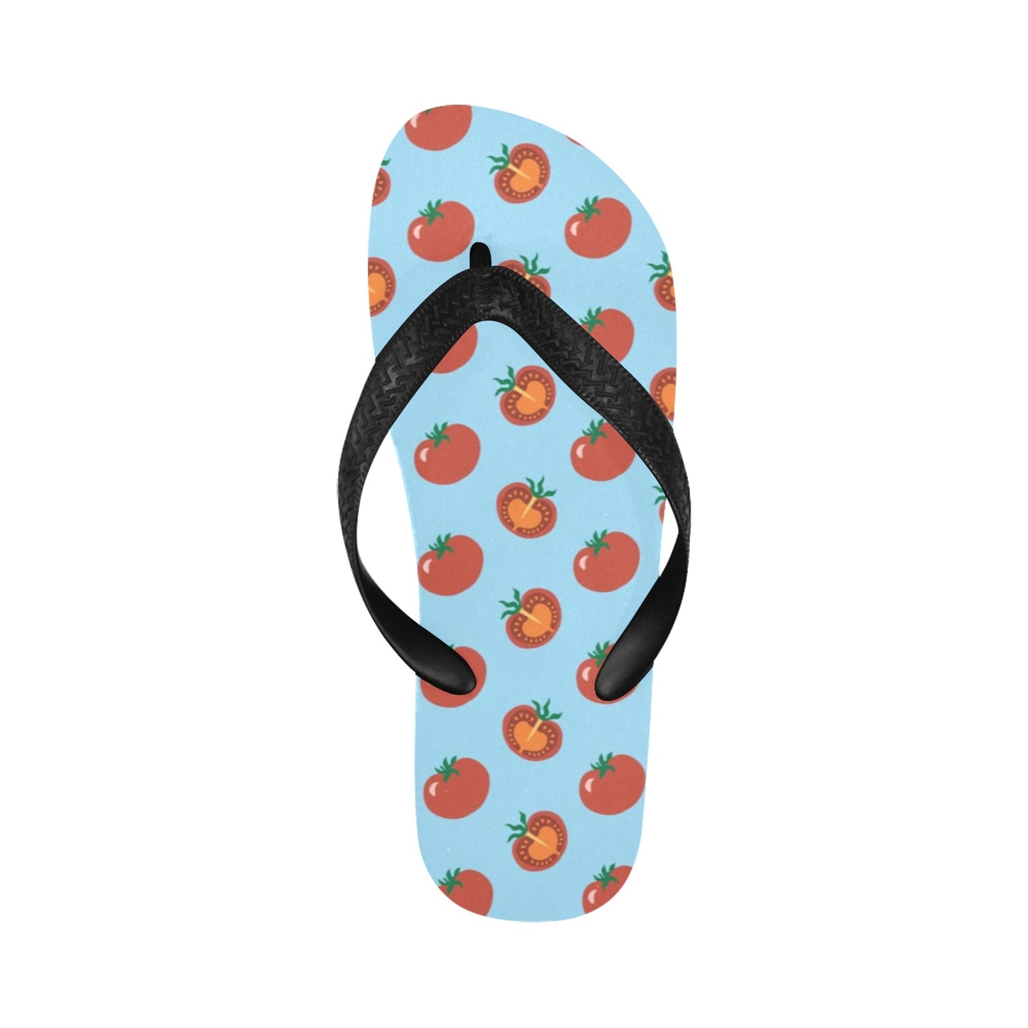 Tomato Print Design LKS304 Flip Flops