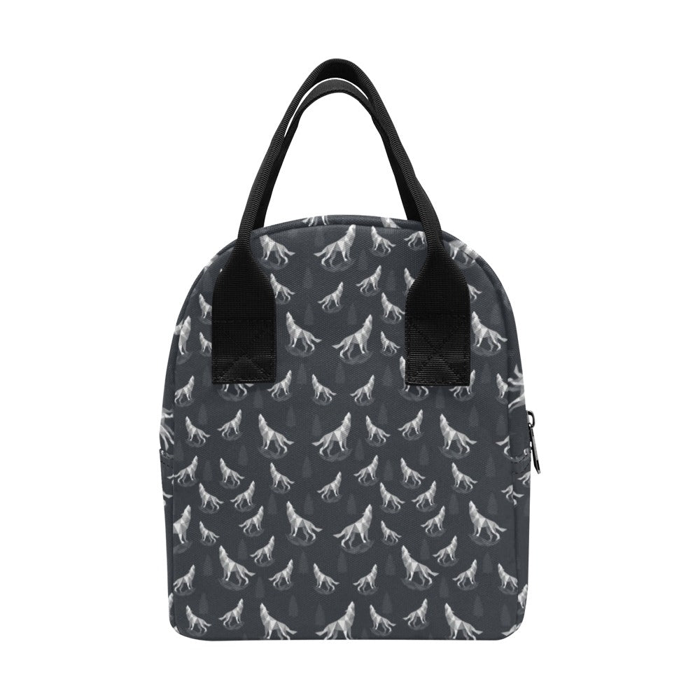 Wolf Print Design LKS303 Insulated Lunch Bag