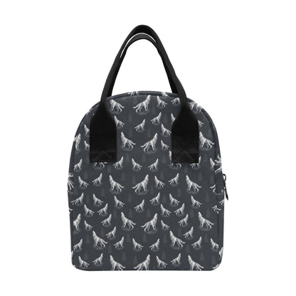 Wolf Print Design LKS303 Insulated Lunch Bag