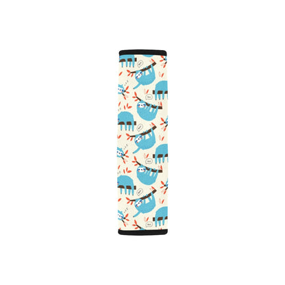 Sloth Print Design LKS3011 Car Seat Belt Cover
