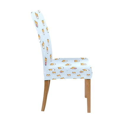 Shiba Inu Print Design LKS3012 Dining Chair Slipcover