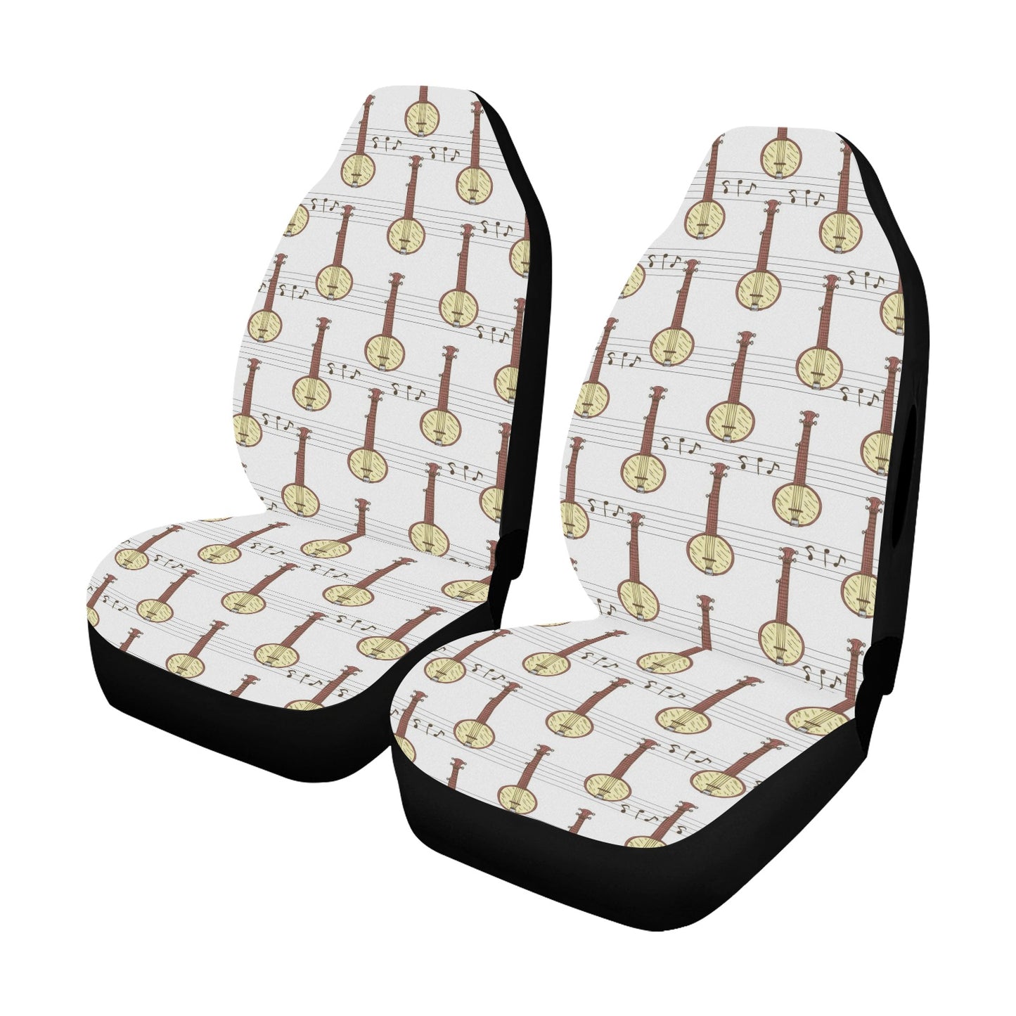 Banjo Print Design LKS402 Car Seat Covers