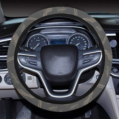 Steak Print Design LKS302 Steering Wheel Cover with Elastic Edge
