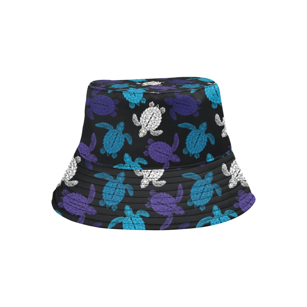 Sea Turtle Print Design LKS306 Unisex Bucket Hat