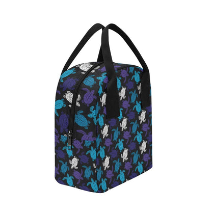 Sea Turtle Print Design LKS306 Insulated Lunch Bag