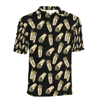 Burrito Print Design LKS303 Men Polo Shirt