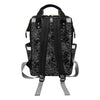 Spider Web Print Design LKS301 Diaper Bag Backpack