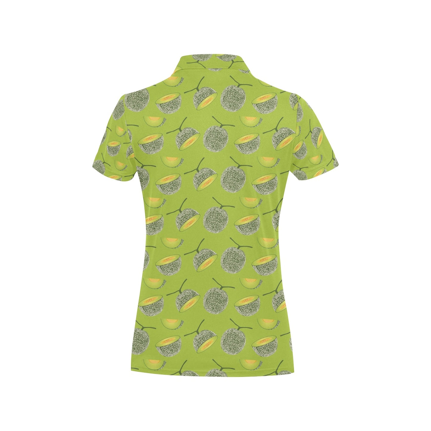 Cantaloupe Pattern Print Design 03 Women's Polo Shirt
