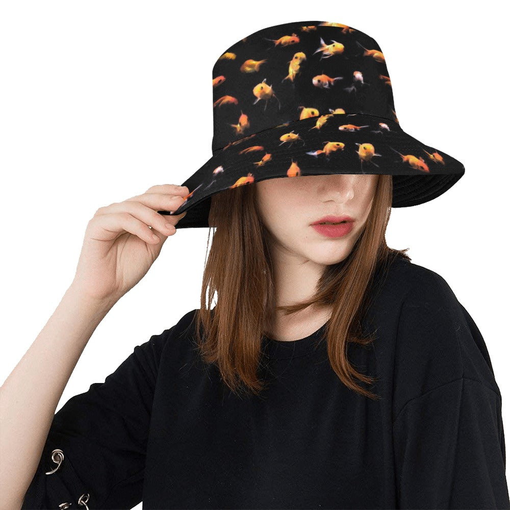 Goldfish Print Design LKS402 Unisex Bucket Hat