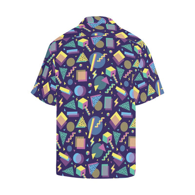 Geometric Print Design LKS401 Men's Men's Hawaiian Shirt