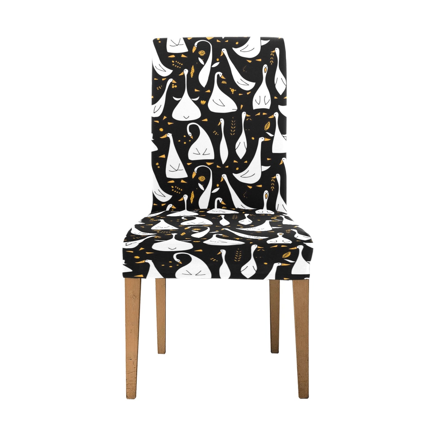 Goose Print Design LKS401 Dining Chair Slipcover