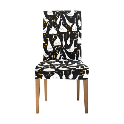 Goose Print Design LKS401 Dining Chair Slipcover