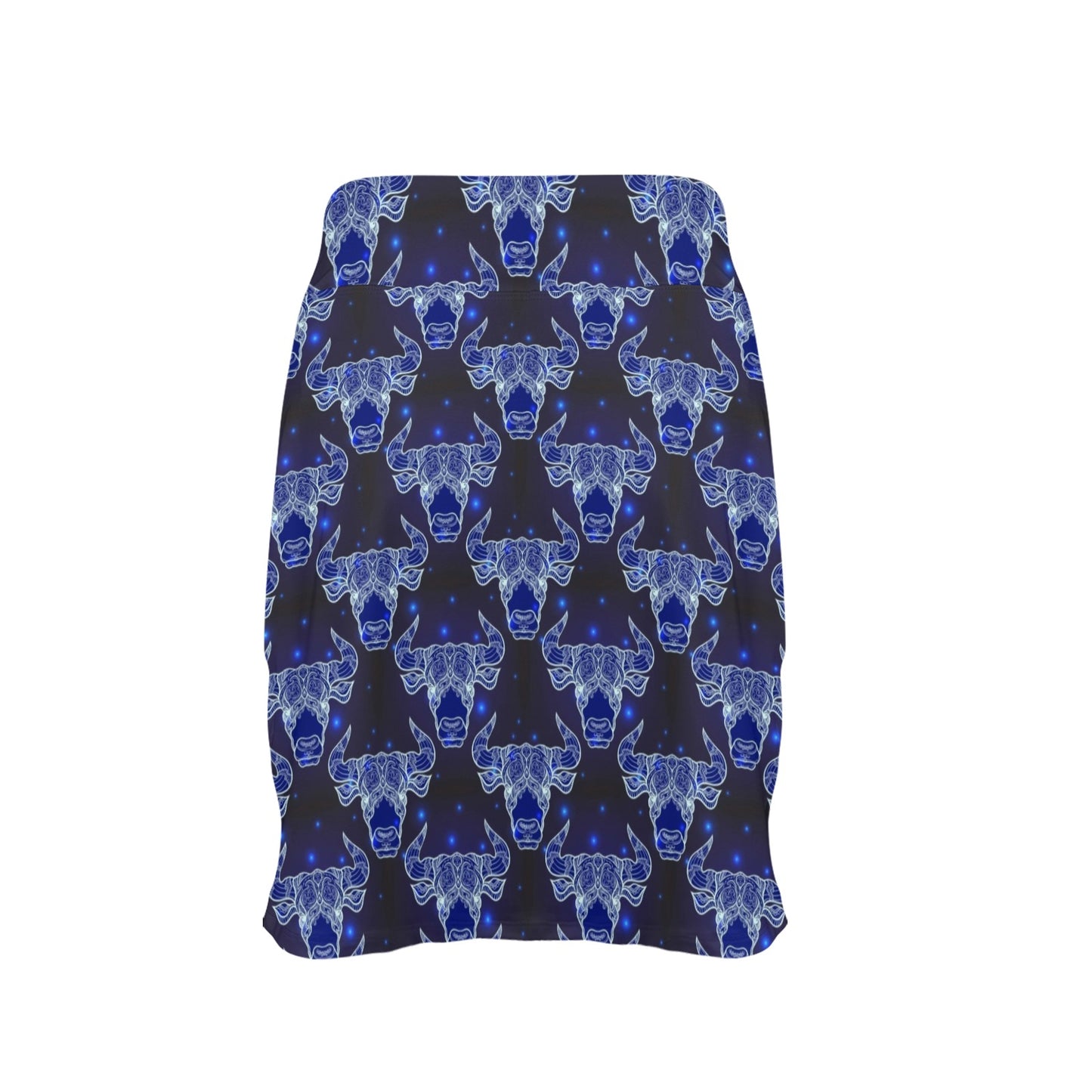 Taurus Print Design LKS302 17" Golf & Pickleball Skort with Pockets