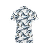 Blue Whale Pattern Print Design 03 Women's Polo Shirt