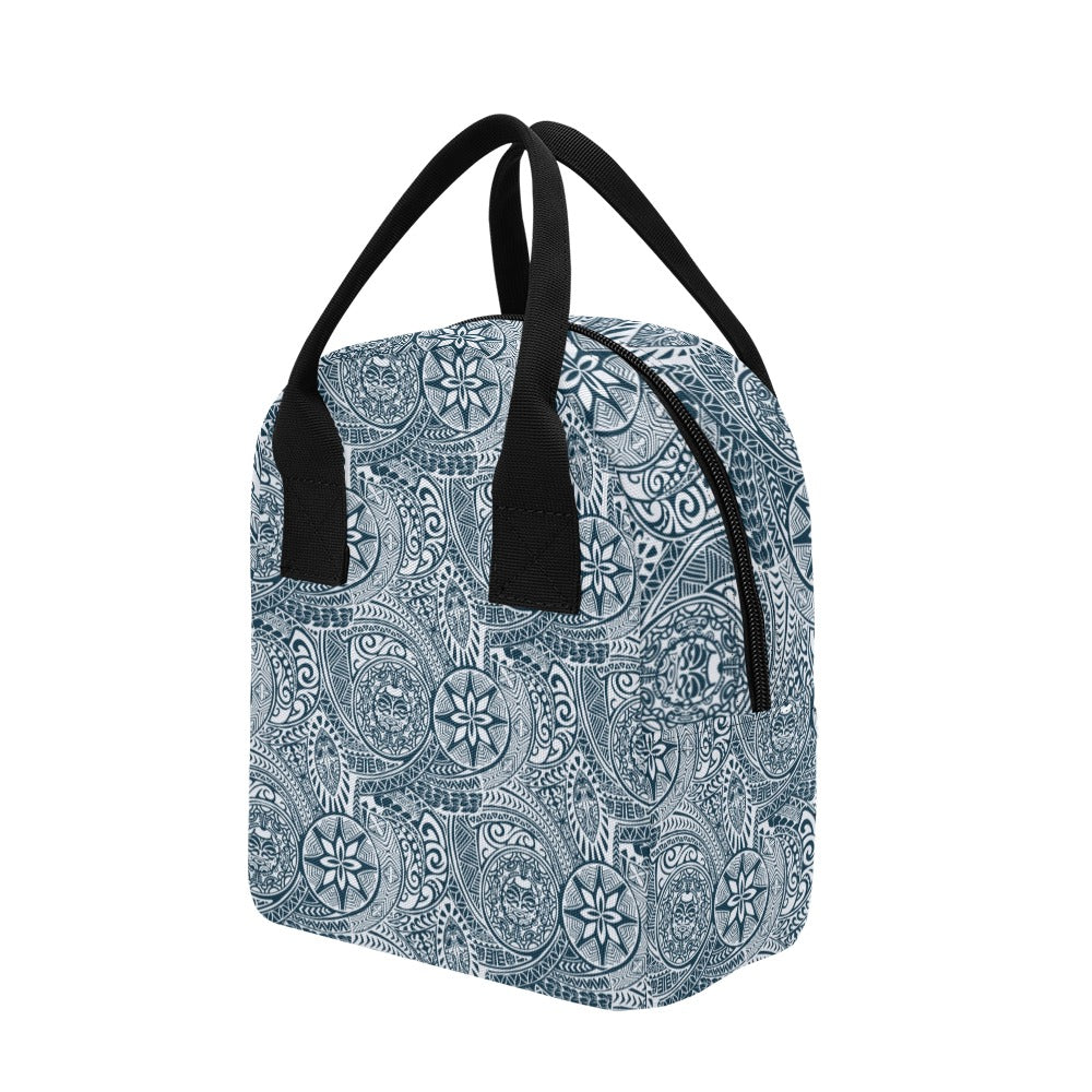 Samoan Pattern Print Design LKS306 Insulated Lunch Bag