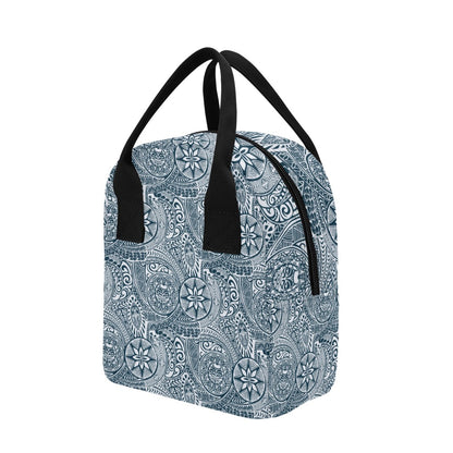 Samoan Pattern Print Design LKS306 Insulated Lunch Bag