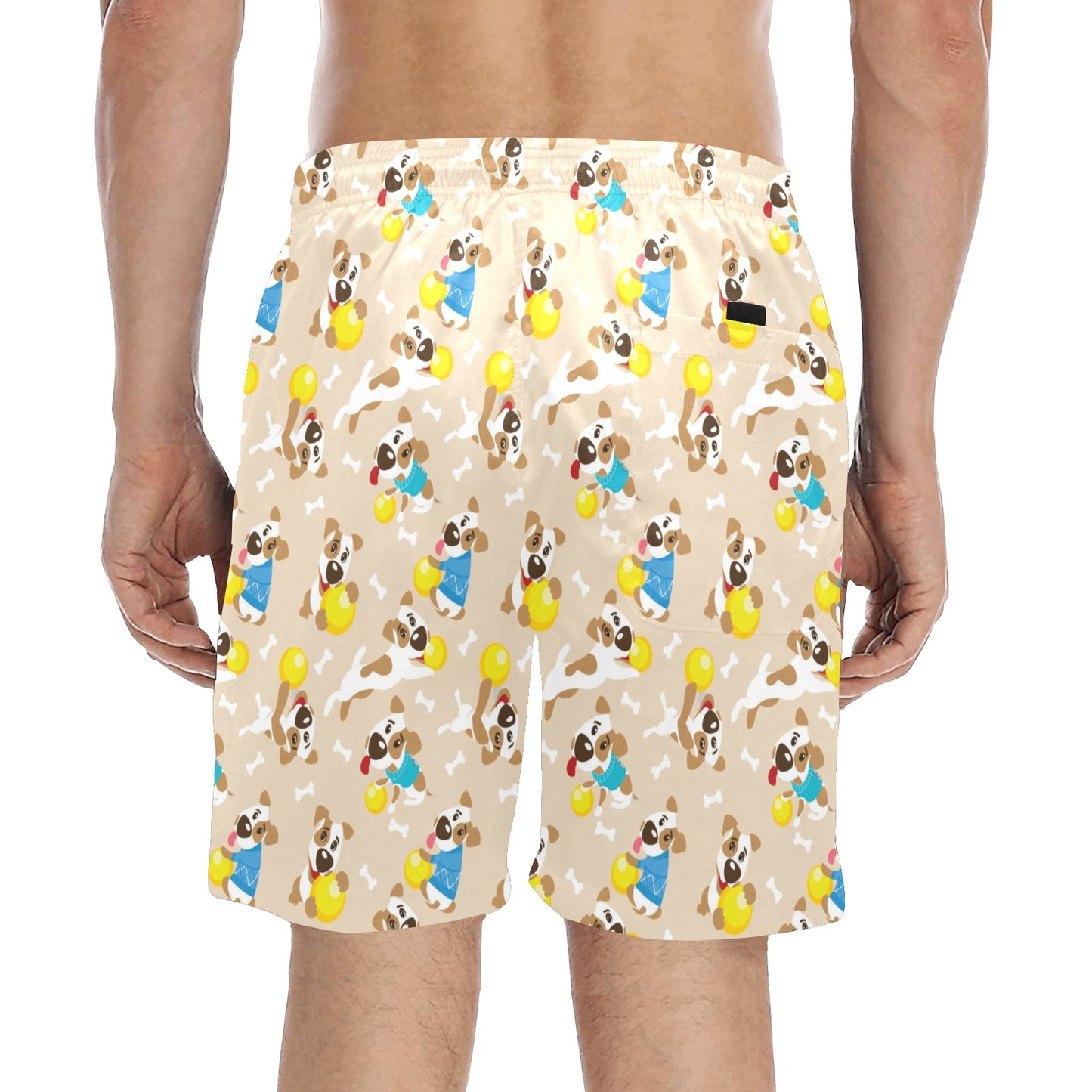 Russell Terriers Cute Print Design LKS304 Men's Swim Trunks Beach Shorts