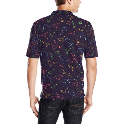Zodiac Print Design LKS301 Men Polo Shirt