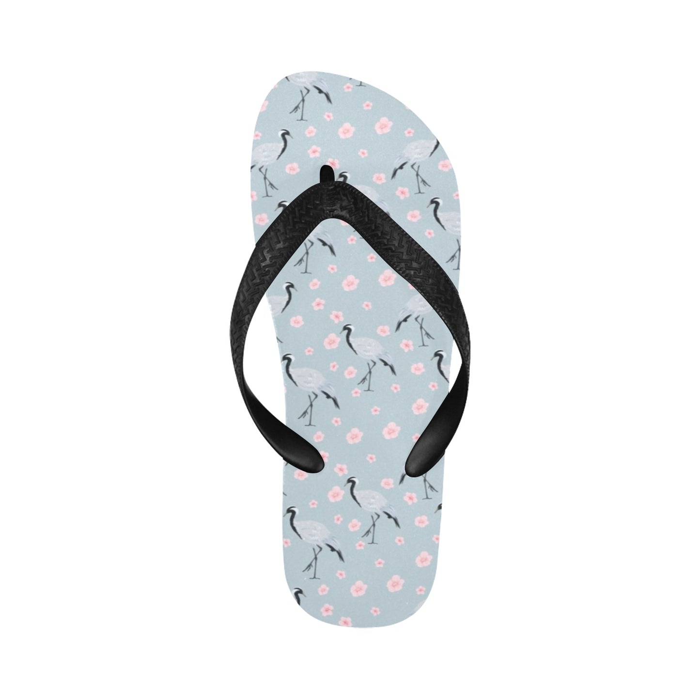 Sakura Bird Print Design LKS304 Flip Flops