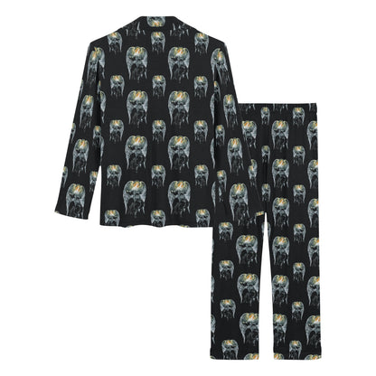 Angel with Wings Cute Design Print Women's Long Pajama Set