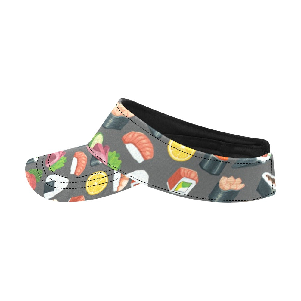 Sushi Print Design LKS302 Unisex Sun Visor