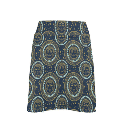 Boho Sun Dream 17" Golf & Pickleball Skort with Pockets