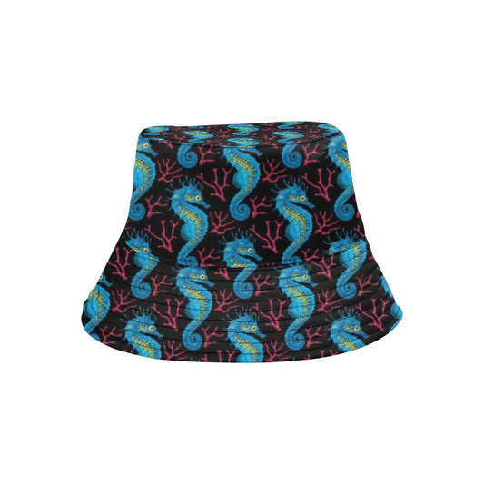 SeaHorse Print Design LKS401 Unisex Bucket Hat