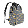 Safari Elephant Lion Print Design LKS303 Diaper Bag Backpack