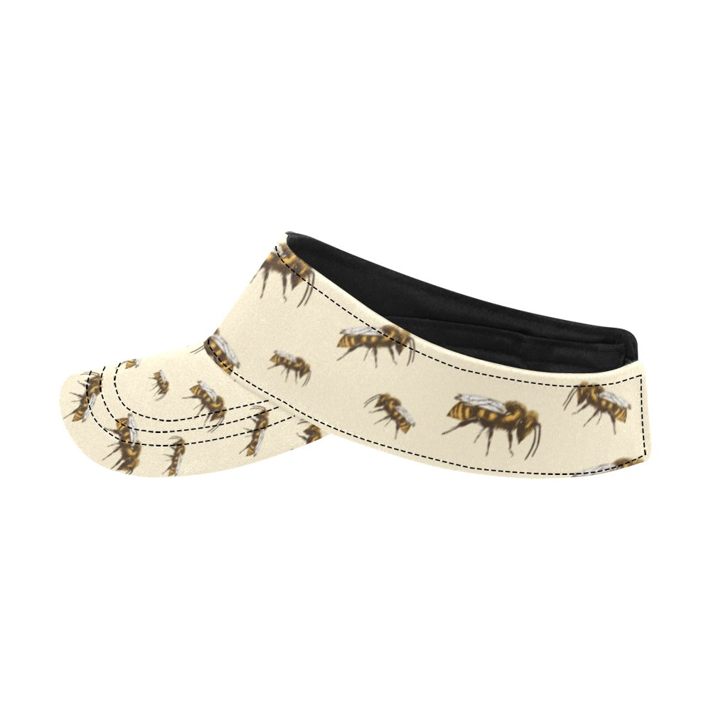 Bee Print Design LKS306 Unisex Sun Visor