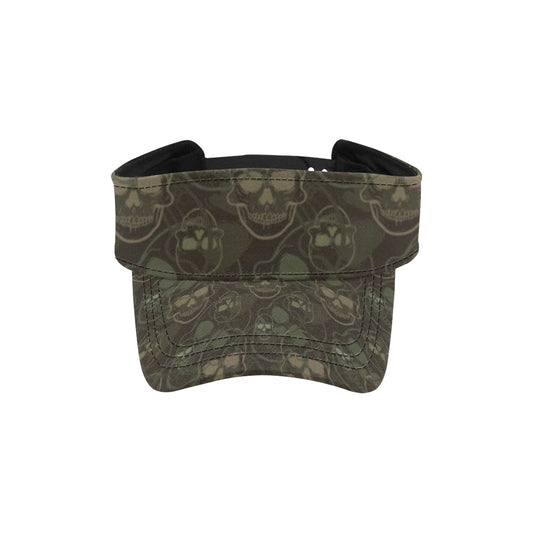 Skull Camo Style Print Design LKS308 Unisex Sun Visor