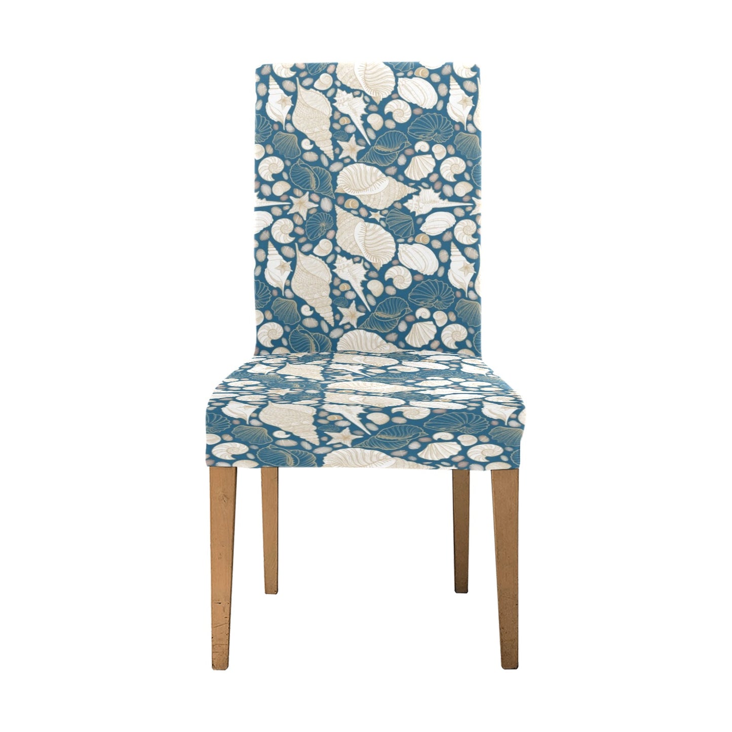 Seashell Print Design LKS308 Dining Chair Slipcover