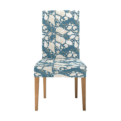 Seashell Print Design LKS308 Dining Chair Slipcover