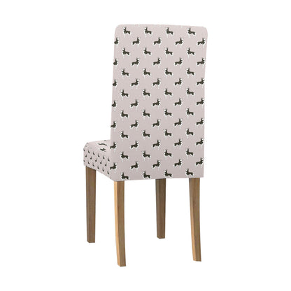 Siberian Huskies Print Design LKS301 Dining Chair Slipcover