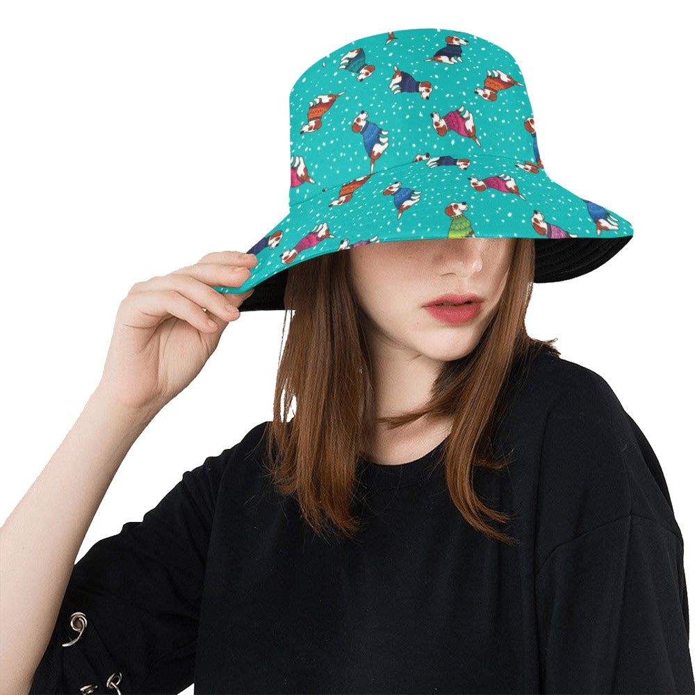 Russell Terriers Print Design LKS309 Unisex Bucket Hat