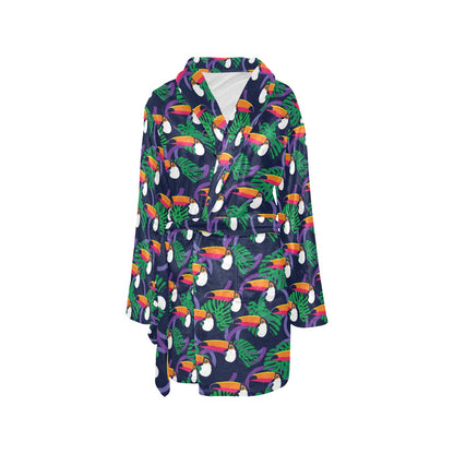 Toucan Print Design LKS302 Women's Fleece Robe