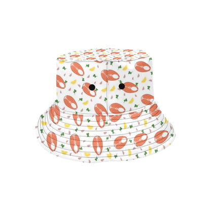 Salmon Steak Print Design LKS303 Unisex Bucket Hat