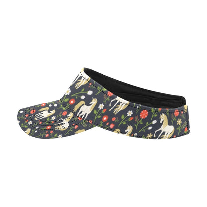 Unicorn Print Design LKS301 Unisex Sun Visor