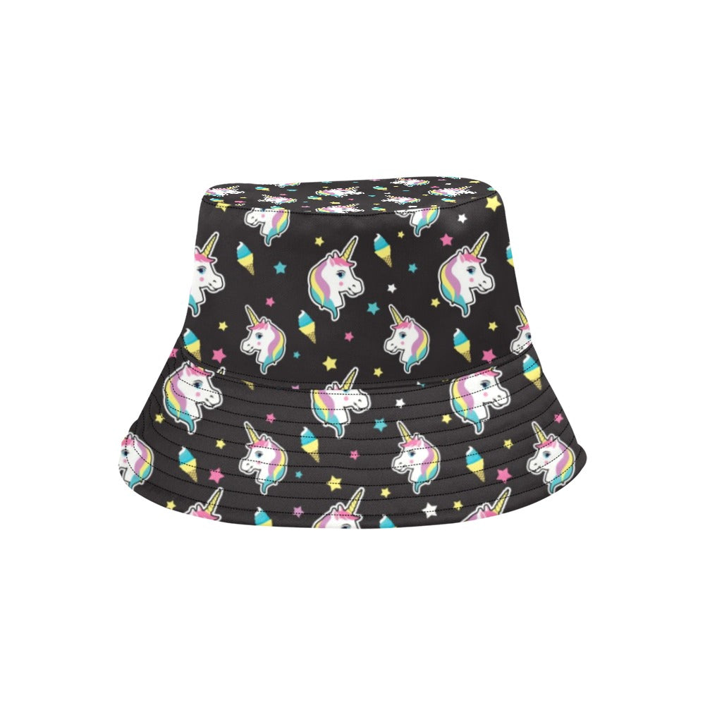 Unicorn Print Design LKS302 Unisex Bucket Hat