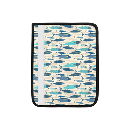 Tuna Fish Print Design LKS302 Car Seat Belt Cover